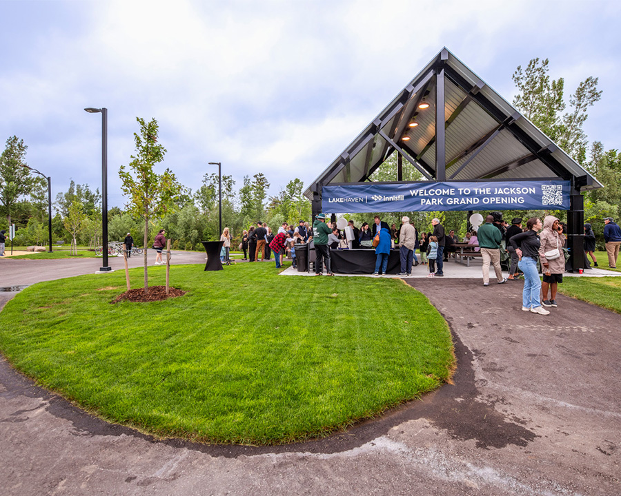 Inauguration du parc Jackson de Lakehaven