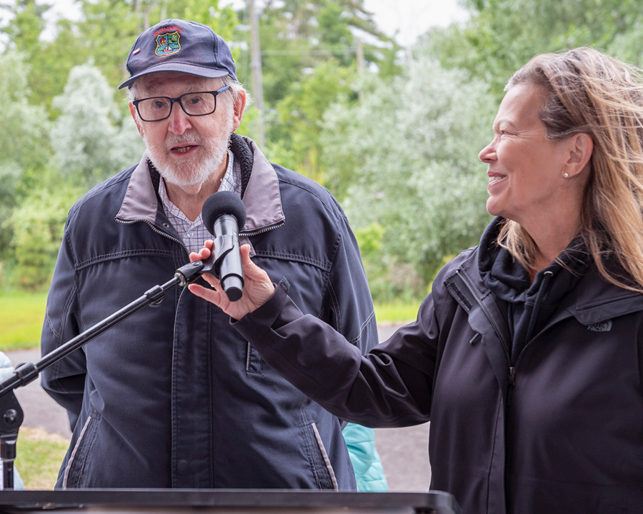 Inauguration du parc Jackson de Lakehaven