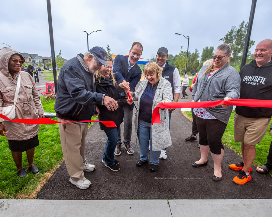 Inauguration du parc Jackson de Lakehaven