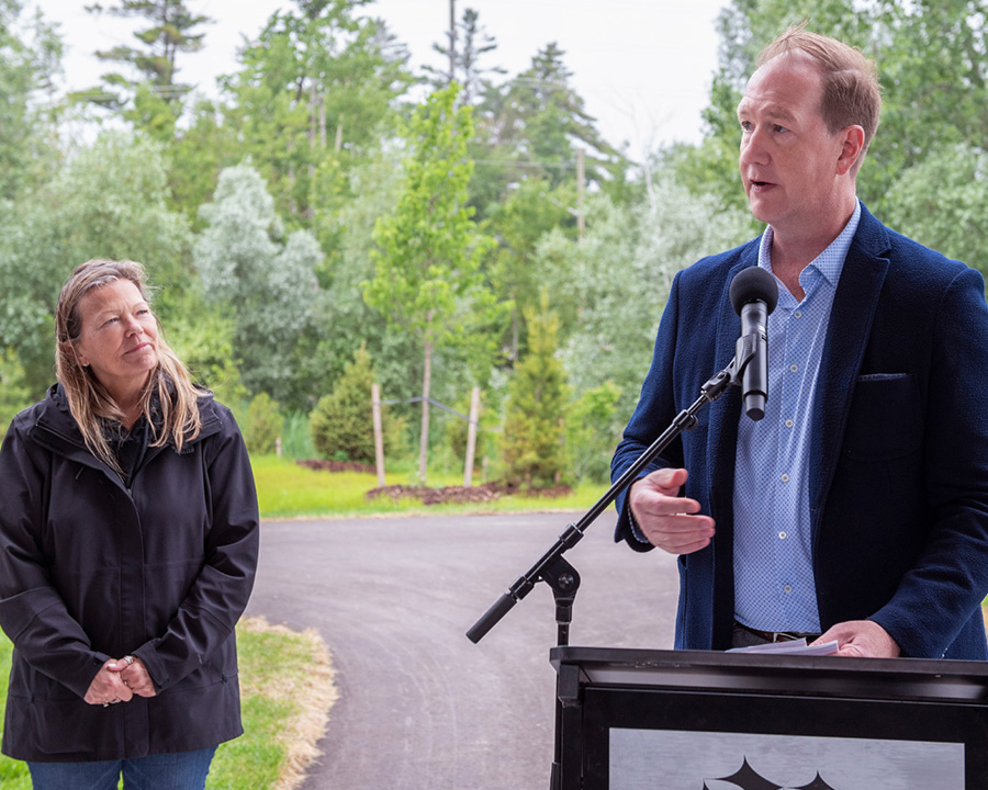 Inauguration du parc Jackson de Lakehaven