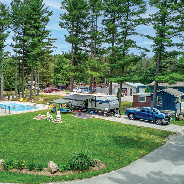 Terrains pour VR pour une nuitée
